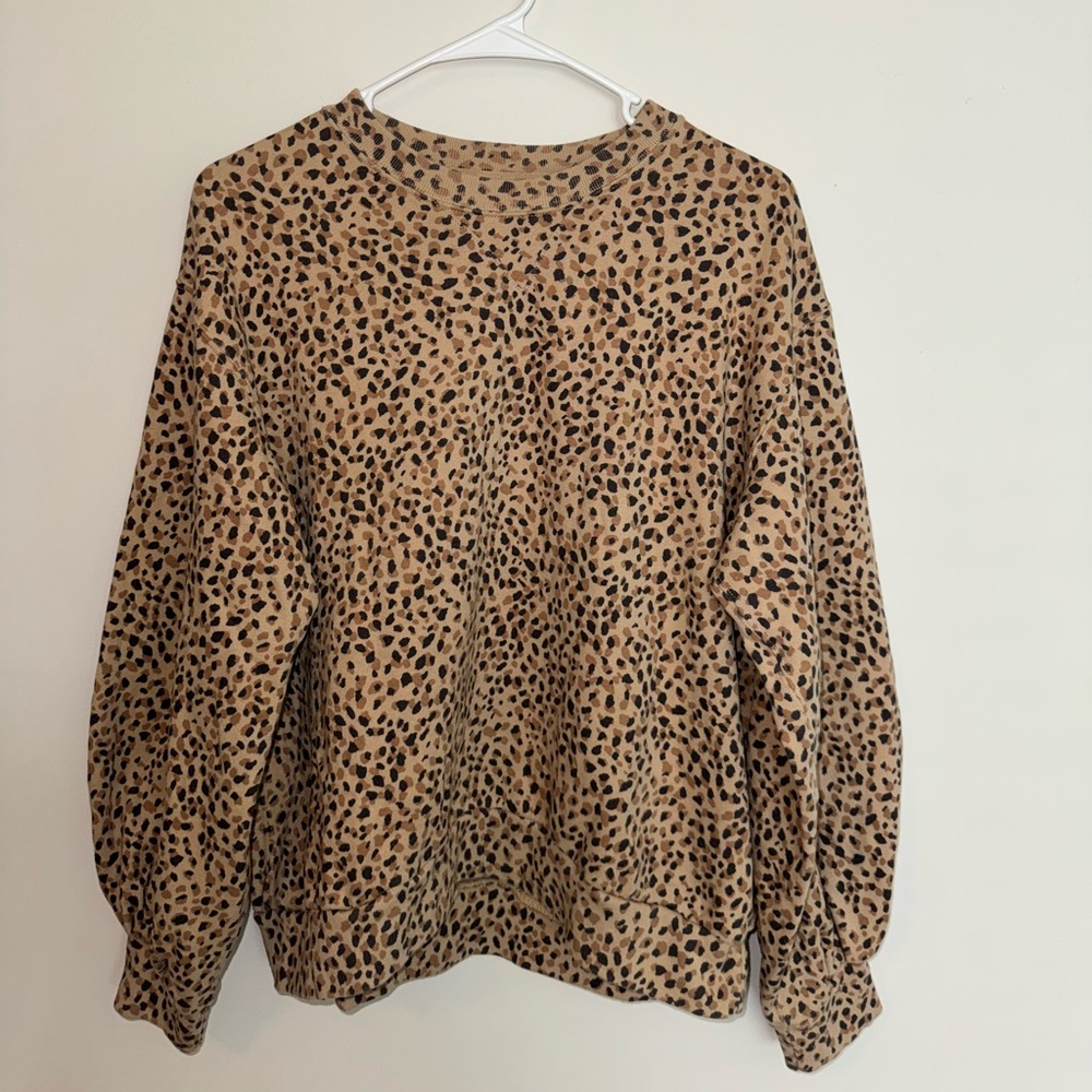 Abercrombie Leopard Print Women's Sweatshirt